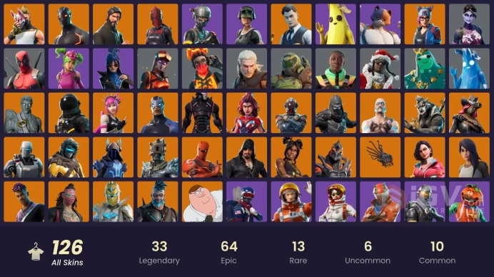 [XBOX/NIN/PC] 125 SKINS | THE REAPER | ELITE AGENT | OMEGA (STAGE 5) | GOLD MIDAS | GOLD BRUTUS | ROGUE AGENT | TRAILBLAZER | STAGE 4 | 150 VB