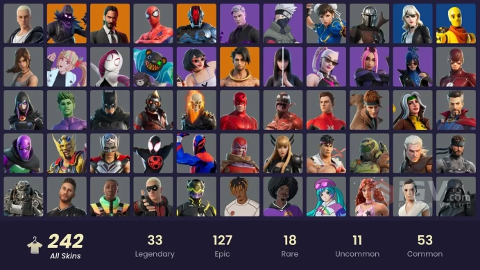 [XBOX/NIN/PC] 241 SKINS | NARUTO UZUMAKI | TENTACULAR | HARBINGER ARMOR OMEGAROK | ROCOCO CLOAK-O | ASCENSION NEZUMI | OCEANIC CAMOUFLAGE