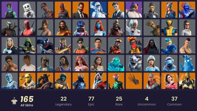 [PSN/XBOX/NIN/PC] 156 SKINS | TRAVIS SCOTT | ASTRO JACK | GOLD MEOWSCLES | GOLD MIDAS | GOLD BRUTUS | POINT PATROLLER | CLOUD STRIKER