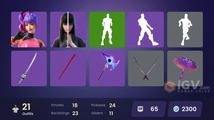 [Code 9954] [PC] 21 skins | Vivi Chroma | Sultura | Ronin | Son Goku | Gwenpool | Chaos Director | Dali | Polus | Sayara | Sasuke Uchiha | Cube 