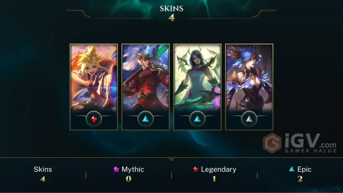 [Code 9952] Level 38 + 4 Skins / EUW / Very Cheap