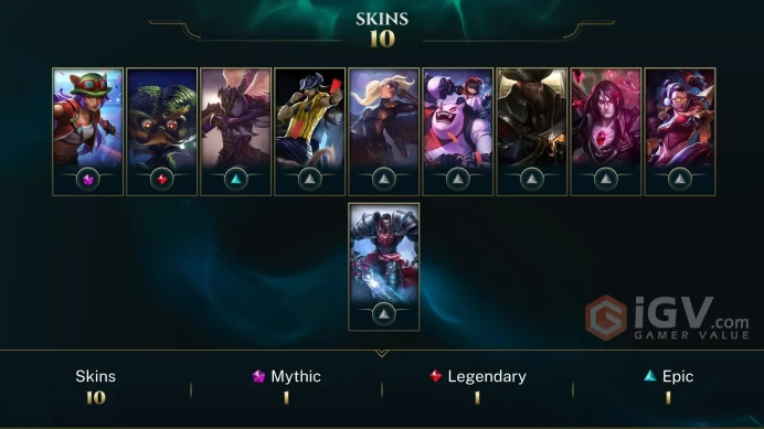 [Code 9957] Level 38 + 9 Skins / EUW / Very Cheap