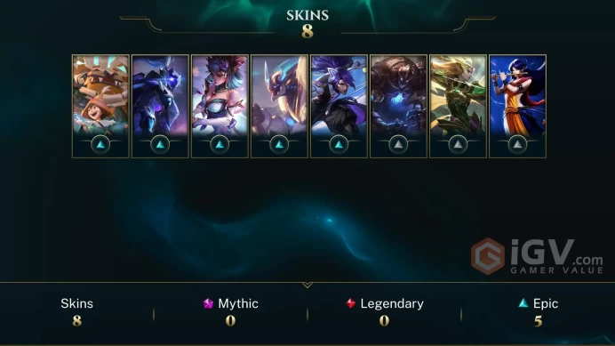 [Code 9958] Level 69 + 10 Skins / EUW / Very Cheap