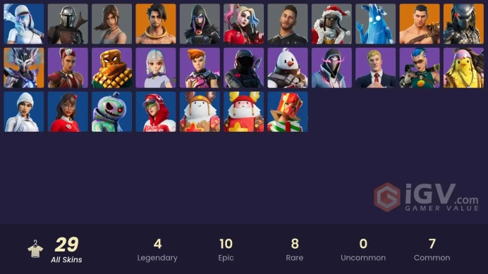 14248[PC/PSN/XBOX]Menace|Raz|Spire Assassin|Predator|Mandalorian|Polar Peely|Lara Croft|Santa Dogg|Neymar Jr|Rebirth Raven|