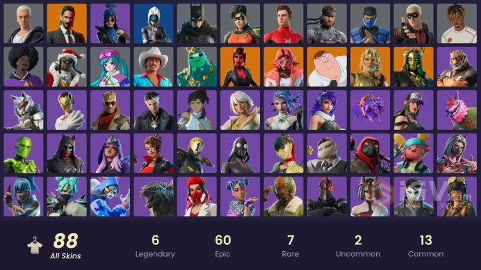 [PC] 88 skins | Subzero Cryptic | Lina Scorch | Peter Griffin | Valeria | Zeus | John Wick | Malice | Hades | Poseidon