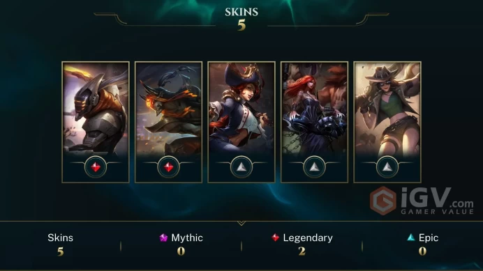 EUW / BRONZE 4 - 24 Champ - 5 Perfect Skins(2 Legendary) - 23.8K BE - 400RP - FULL ACCES - LIFETIME WARRANTY - SAFETY - CHEAP