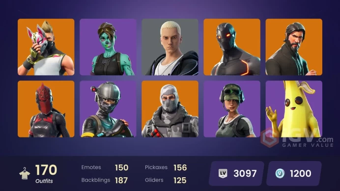 [PC/PSN/XBOX] 161 skins | OG STW | The Reaper | Polo Prodigy| Elite Agent | Take The L | Mako | Trailblazer |  op1