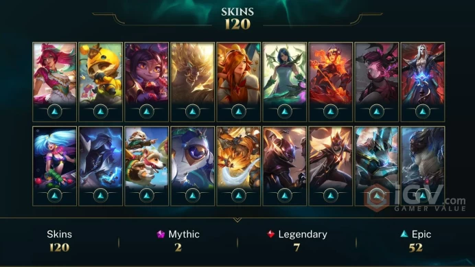 EUW 116 Skins 172 Champs | Three Honors Shen | Eternal Sword Yi | Fae Dragon Ashe | Mecha Kingdoms Garen | Shockblade Qiyana | LOL0036