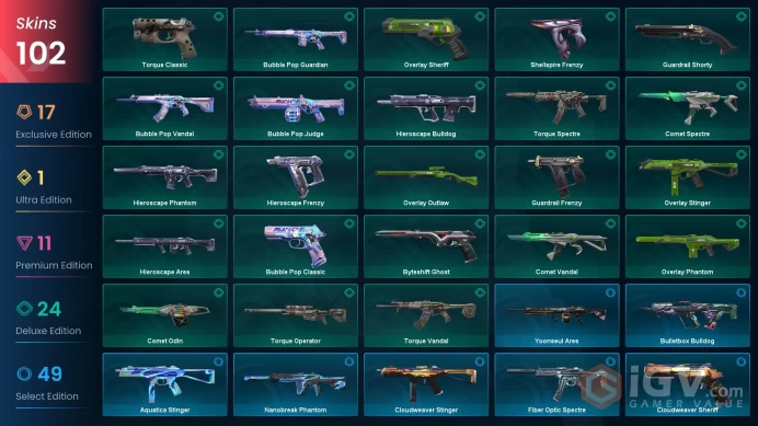 [NA]102 SKINS |9KNIVES | XEROFANG Knife Bubble Pop Light Stick Champions 2024 Blade RGX 11z Pro Karambit