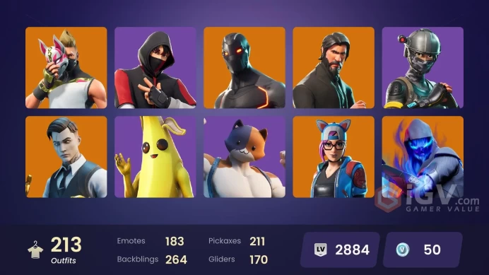 Full Access - [NINTENDO/PC] 212 skins | IKONIK , The Reaper , Elite Agent
