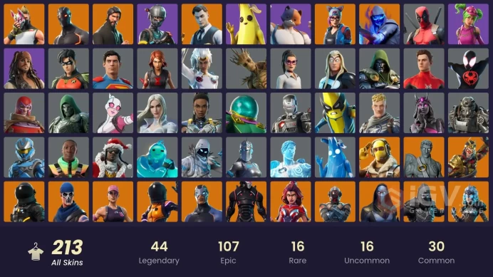 Full Access - [NINTENDO/PC] 212 skins | IKONIK , The Reaper , Elite Agent