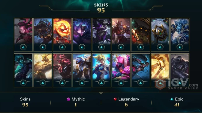 LAN UNK- 91 Good Skin - Last Season P4 - Ranked Ready-  Full Acces- Instant Delivery- SAFE