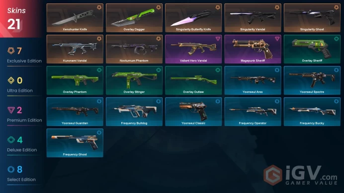 EU | 21 Skins | Diamond 3| | Level 70 | Singularity Bundle | Kuronami Vandal | 1 Battlepasses Purchase | Instant Delivery | Full Access 