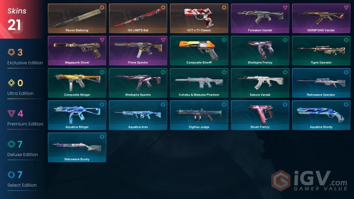 EU | 21 Skins | Gold 3 | NO LIMITS Bat | Recon Balisong | VCT x T1 Classic | 2 Battlepasses Purchas | Instant Delivery | Full Access