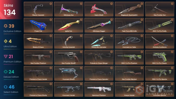 EU | 134 Skins | Level 109 | 15 Knives | Radiant Entertainment System Bundle | Kuronami Bundle | 8 Battlepasses Purchase |