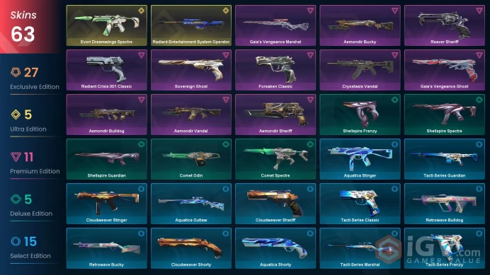 EU | 63 Skins | Champions 2024 Bundle | Evori Dreamwings Bundle | Mystbloom Bundle | Primordium Bundle | Ready For Competitive | Level 41 |