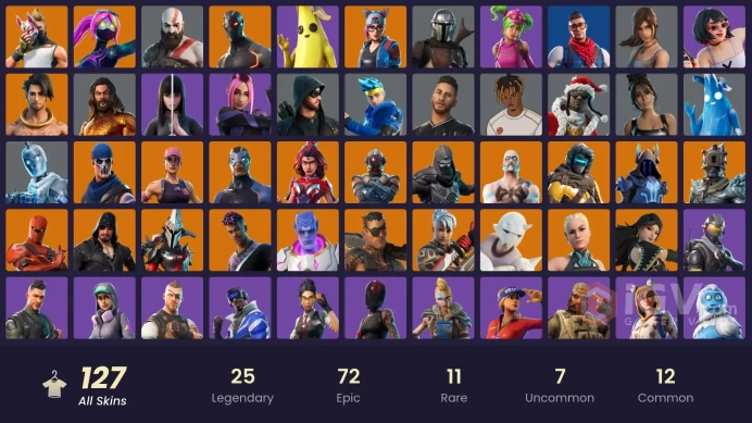 [PC/XBOX] 128 skins | Deluxe STW | Gold Kratos | Rogue Agent | Point It Out | Prodigy | Hot Marat | Orange Justice | Verve | 50 VB