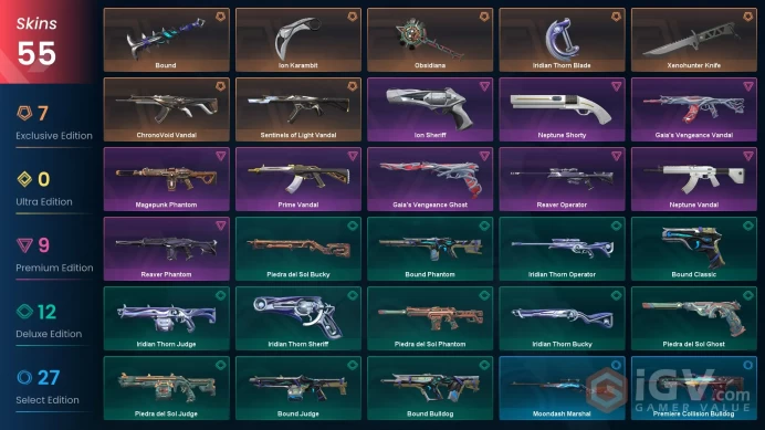 EU| 55 Skins | Diamond 2 | Level 131 | Sentinels of Light Vandal | Ion Karambit | ChronoVoid Vandal | 3 Battlepasses Purchase | Full Details Bel