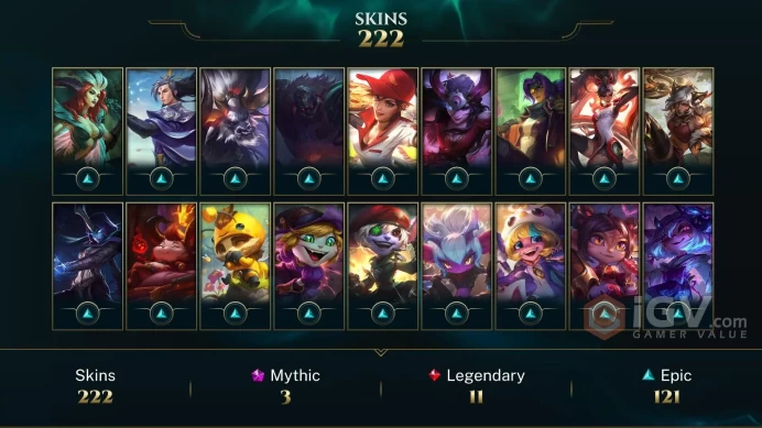 EUW S3 (1win0Lose) - 222 Good Skin- 140 Champs- 250 Mythic Essance- 670 Rp- Instant Delivery- Safe- Full Acces