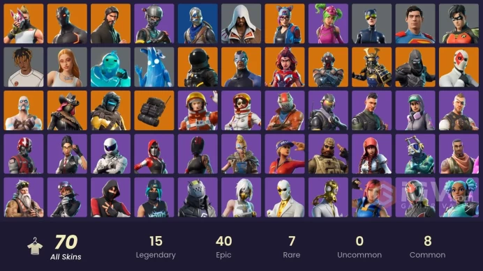 FA | 65 skins | IKONIK | The Reaper | Blue Squire | Elite Agent | Take The L