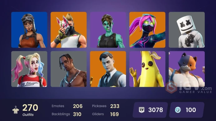 FA | 267 skins | Travis Scott | Leviathan Axe | Gold Midas | OG STW
