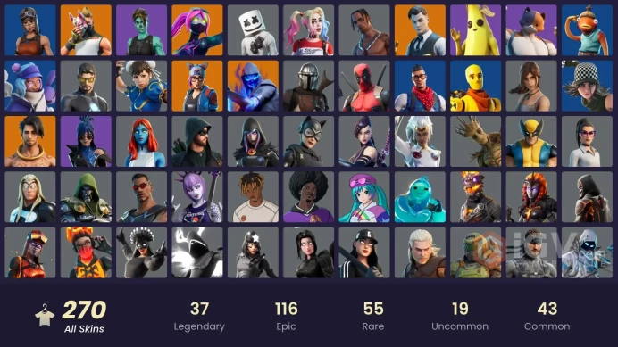 FA | 267 skins | Travis Scott | Leviathan Axe | Gold Midas | OG STW