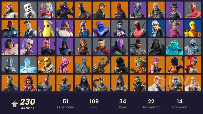 [PC'PSN'XBOX] FA | 227 skins | The Reaper | Elite Agent | Take The L | Gold Midas | Havoc