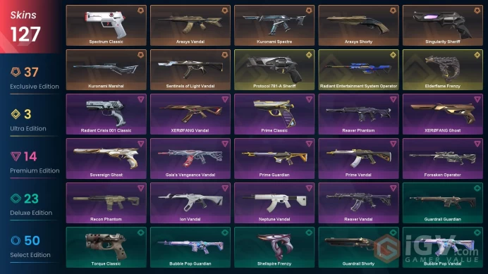 [NA] 127SKINS |21KNIVES | Singularity Butterfly Knife Sovereign Sword Torque Coiler Xenohunter Knife XEROFANG Knife