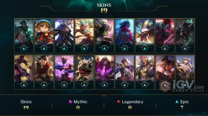 EUW MASTER- GM LOBBIES- 19 SKIN-115 CHMAP-41K Blue Essance- MID/JG MAIN-  INSTANT DELIVERY- SAFETY-FULL ACCES