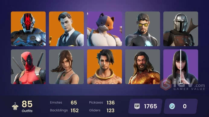 [PSN/PC/Xbox] 85 skins | Lara Croft | Reaper | Meowscles | Gold Brutus | Gold Midas | Cuddle Team Leader | The Cube Queen | The Imagined | Joey 
