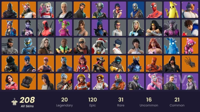 Full Access - [NINTENDO/XBOX/PC] 208 skins | Black Knight , Sparkle Specialist , The Reaper , Blue Squire , Royale Knight