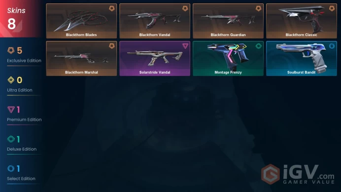 EU / Blackthorn Blades-Blackthorn Vandal-Blackthorn Guardian-Blackthorn Marshal-Solarstride Vandal- INSTANT DELİVERY / CHANGEABLE MAİL