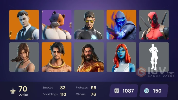 [ALL PLATFORMS]-70 Skin-Son Goku-Aloy-Midas-Tony Stark-TNTina-Metal Team Leader-FULL ACCESS-BEST SELLER-