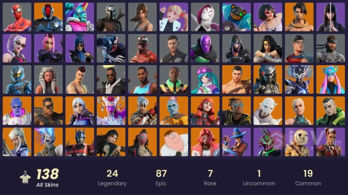 [138 skins] Inferno | Zeus | Joltara | Poseidon | General Grievous | Emperor Palpatine | Apprentice Evie [FULL ACCESS]