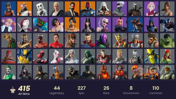 [ALL PLATFORMS]-405 Skin-Shogun OG-Spider Knight-DRAGON BALLS-Ghost Face-Ascendant Midas-FULL ACCESS-BEST SELLER