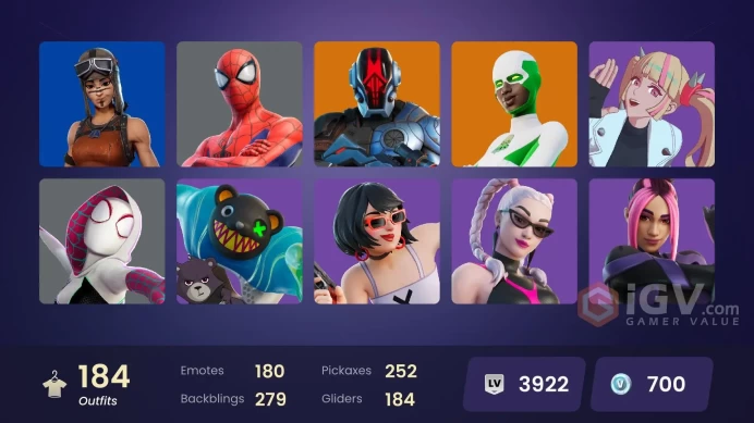[184 skins] Renegade Raider | Twyn | Ronin | Peter Griffin | The Foundation | Optimus Prime | Zeus | Malik | Mizuki [FULL ACCESS]