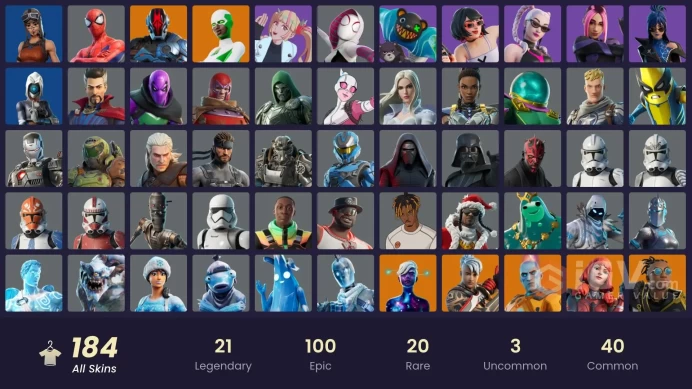 [184 skins] Renegade Raider | Twyn | Ronin | Peter Griffin | The Foundation | Optimus Prime | Zeus | Malik | Mizuki [FULL ACCESS]