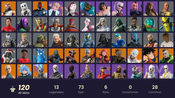 [120 skins] Black Adam | Twyn | Ronin | Calamity | The Foundation | Malik | Snap | Enforcer | Son Goku | Drift [FULL ACCESS]