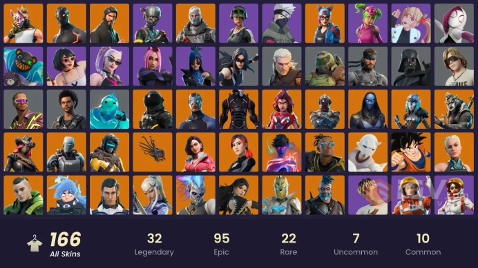 [PC'PSN'XBOX] FA | 162 skins | The Reaper | Elite Agent | Omega (Stage 5) | Havoc | Trailblazer |