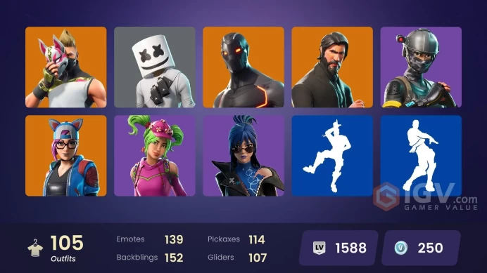 Full Access [Xbox/PSN/PC] The Reaper - 105 Skins - Blue Team Leader - Blue Striker - Marshmello - PC/Switch - FA #565