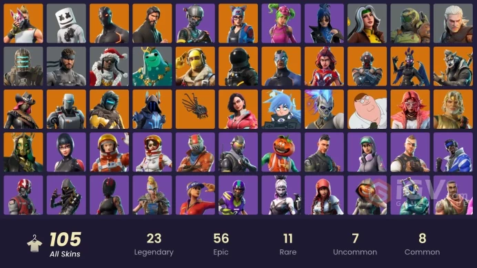 Full Access [Xbox/PSN/PC] The Reaper - 105 Skins - Blue Team Leader - Blue Striker - Marshmello - PC/Switch - FA #565