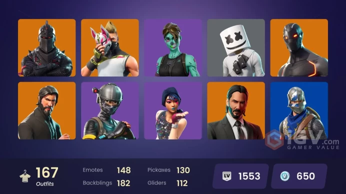[PC] 166 skins | OG STW | Black Knight | Sparkle Specialist | The Reaper | Blue Squire | Royale Knight | Elite Agent | Omega (stage 5) | WORLD C