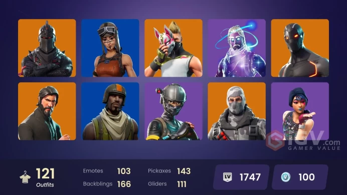 [PC/XBL] 119 skins | Renegade Raider | Aerial Assault Trooper | Black Knight | Sparkle Specialist | Galaxy | The Reaper | Blue Squire | Royale 
