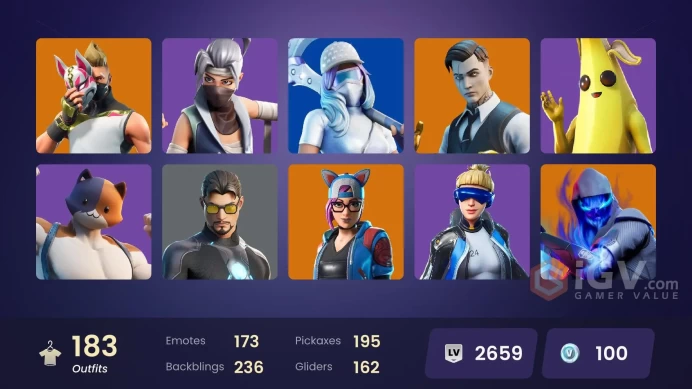 [PC/PSN] 183 skins | OG STW | Neo Versa | Blue Team Leader | Gold Meowscles | Gold Brutus | Gold Midas | Blue Striker | Tart Tycoon | Carbon Co