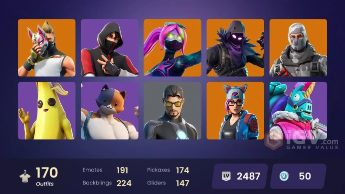 [PC/XBL] 170 skins | IKONIK | Master Chief (Matte Black) | Sub Commander | Surf Strider | Havoc | Kado Thorne | Drift | Snap | Kymera | Enforc
