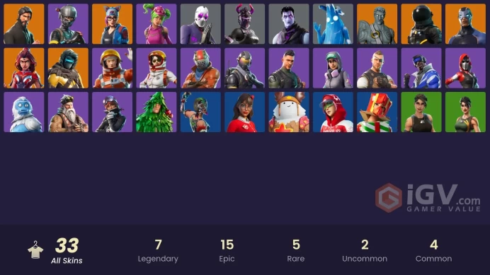 Full Access [Xbox/PSN/PC] 32 Skins - The Reaper - Elite Agent - Rogue Agent - Blue Striker - Valor - Love Ranger - Dark Voyager - Carbide - Lynx