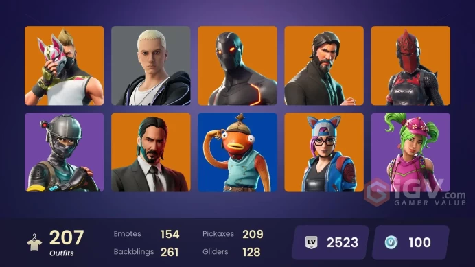 Full Access [Xbox/PSN/PC] 207 Skins - OG STW - The Reaper - Elite Agent - Sub-Zero Cryptic - Rogue Agent - Hangtime - Valeria - Drift - Hime - O