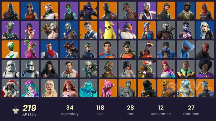 [PC/XBL] 219 skins | Renegade Raider | Aerial Assault Trooper | Black Knight | Sparkle Specialist | The Reaper | Blue Squire | Royale Knight 