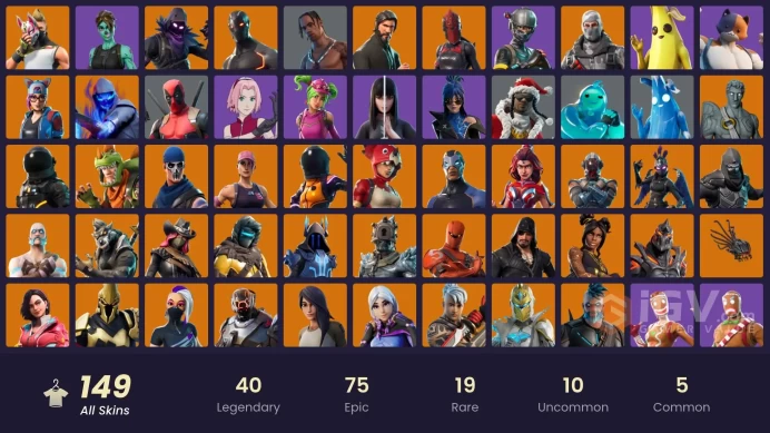 [PC'PSN'XBOX] FA | 149 skins | The Reaper | Travis Scott | Havoc | Rogue Agent | Sub Commander | Gold | Challenger | Stage 5 | OG STW