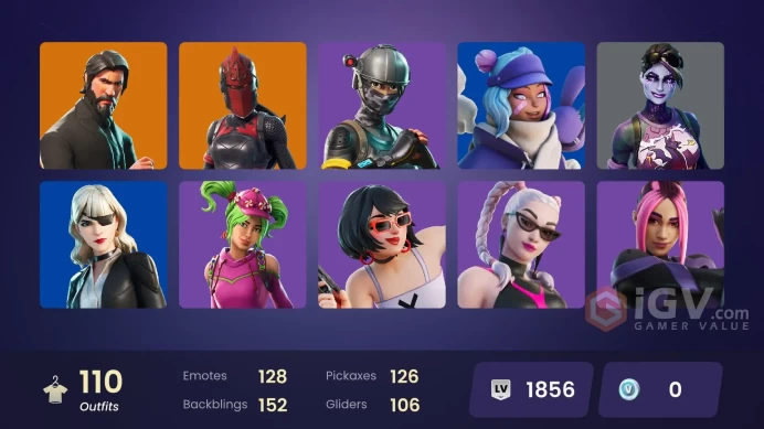 Full Access [Xbox/PSN/PC] The Reaper - 110 Skins - Harley Quinn - Blaze - Darth Vader - Red Knight - PC/Switch - FA #317